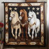 Cavallo Gentile Coperta Trapuntata