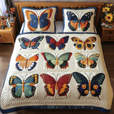 Set di Biancheria da Letto Trapuntata 3 Pezzi Ali Gentili