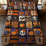 Set di Biancheria da Letto Trapuntata 3 Pezzi Ghoulish Halloween