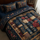 Set di Biancheria da Letto Trapuntata 3 Pezzi Sogni Dorati Letterari