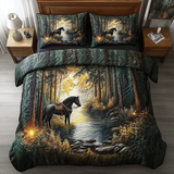 Set di Biancheria da Letto Trapuntata 3 Pezzi Pino di Glimmering