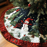 Scintillio e Bagliore Copri Base per Albero di Natale Trapuntato