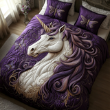 Set di Biancheria da Letto Trapuntata 3 Pezzi Boschetto di Glitter