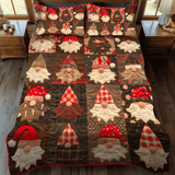 Set di Biancheria da Letto Trapuntata 3 Pezzi Gnomo Dolce dello Gnomo