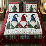 Gnome 3-Piece Quilted Bedding Set NCU0VT281