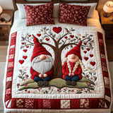 Set di Biancheria da Letto Trapuntata 3 Pezzi Serenata dello Gnomo dell'Amore