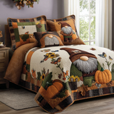 Set di Biancheria da Letto Trapuntata 3 Pezzi Gnomo nella Toppa
