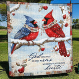 Dio Ti Tiene tra le Sue Braccia Quilt Artistico da Parete