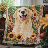 Giardino del Cucciolo Dorato Coperta Trapuntata