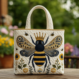 Ape Dorata Borsa Tote Trapuntata