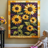Bouquet Dorato Quilt Artistico da Parete
