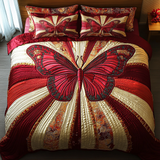 Set di Biancheria da Letto Trapuntata 3 Pezzi Brezza Dorata