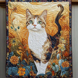 Gatto Dorato Coperta Trapuntata