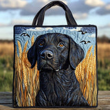 Labrador del Campo Dorato Borsa Tote Trapuntata