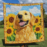 Campi Dorati di Girasoli Coperta Trapuntata