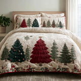 Golden Forest 3-Piece Quilted Bedding Set NCU0DK11298