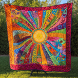 Bagliore Dorato Coperta Trapuntata