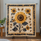 Bagliore Dorato Coperta Trapuntata