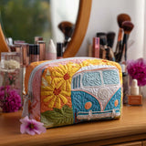 Camper dall'Orizzonte Dorato Beauty Case Trapuntato
