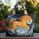 Cavallo Dorato Borsa Tote Trapuntata