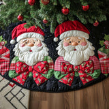 Notte Dorata Copri Base per Albero di Natale Trapuntato