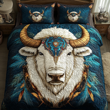 Set di Biancheria da Letto Trapuntata 3 Pezzi Prateria Dorata
