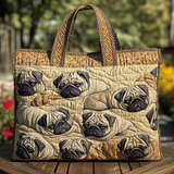 Carlino Dorato Borsa Tote Trapuntata