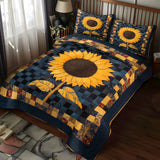 Set di Biancheria da Letto Trapuntata 3 Pezzi Splendore Dorato