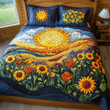 Set di Biancheria da Letto Trapuntata 3 Pezzi Splendore Dorato