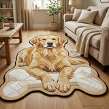 Golden Retriever Tappeto Sagomato