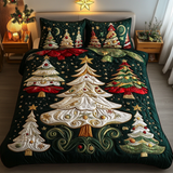 Set di Biancheria da Letto Trapuntata 3 Pezzi Stella Dorata