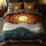 Set di Biancheria da Letto Trapuntata 3 Pezzi Alba Dorata