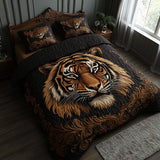 Golden Tiger 3-Piece Quilted Bedding Set NCU0DV6479