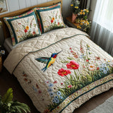 Set di Biancheria da Letto Trapuntata 3 Pezzi Ali Aggraziate