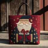 Grande Babbo Natale Borsa Tote Trapuntata