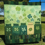 Capriccio del Vaso Verde Coperta Trapuntata