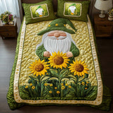 Set di Biancheria da Letto Trapuntata 3 Pezzi Beatitudine Verde