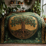 Patto Verde Coperta Trapuntata