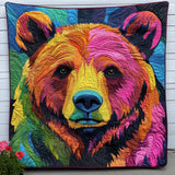 Solitudine del Grizzly Coperta Trapuntata