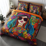 Set di Biancheria da Letto Trapuntata 3 Pezzi Musa Groovy