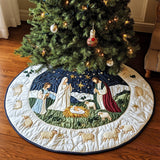 Stella Guida Copri Base per Albero di Natale Trapuntato