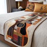 Bagliore della Chitarra Runner da Letto Trapuntato