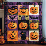 Magia del Gatto di Halloween Coperta Trapuntata