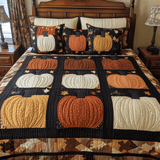 Set di Biancheria da Letto Trapuntata 3 Pezzi Raccolto di Halloween
