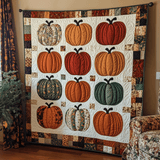 Zucca di Halloween Coperta Trapuntata