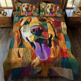 Set di Biancheria da Letto Trapuntata 3 Pezzi Retriever Felice