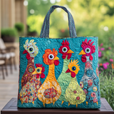 Gallina Felice Borsa Tote Trapuntata