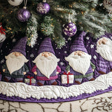 Piccola Felicità Copri Base per Albero di Natale Trapuntato