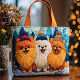 Amici Pomerania Felici Borsa Tote Trapuntata