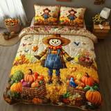 Set di Biancheria da Letto Trapuntata 3 Pezzi Spaventapasseri Felice